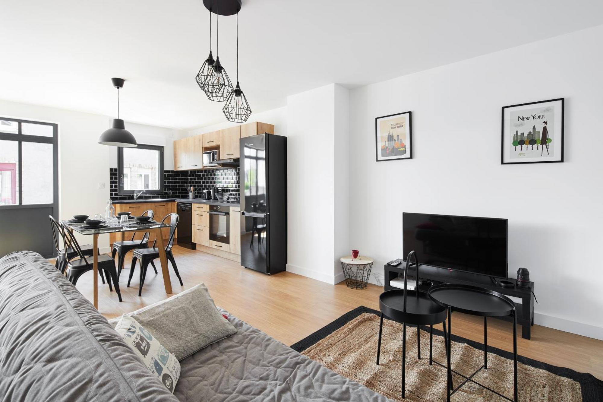 New-York New-York : Fibre Wifi/Linge/Parking Apartment Châteaubriant Exterior photo